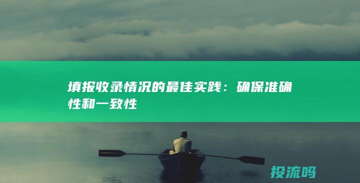 填报收录情况的最佳实践：确保准确性和一致性