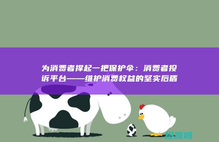 为消费者撑起一把保护伞：消费者投诉平台——维护消费权益的坚实后盾