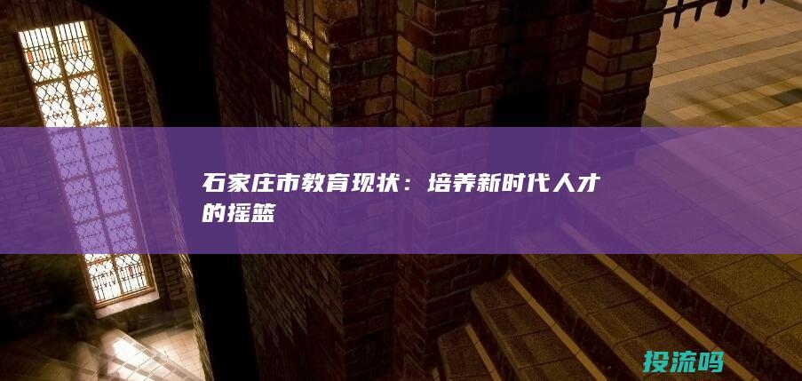 培养新时代人才的摇篮-石家庄市教育现状