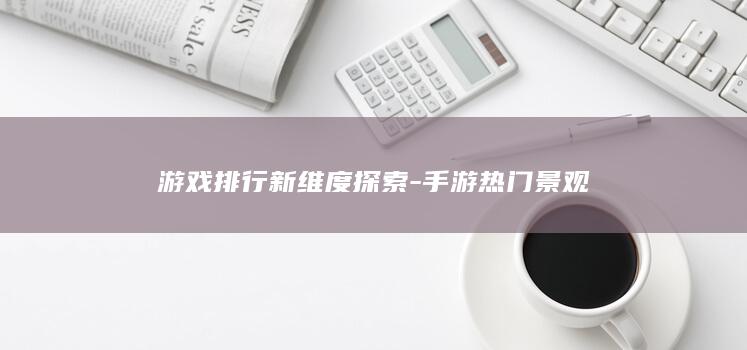 游戏排行新维度探索-手游热门景观