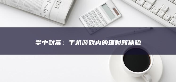 掌中财富：手机游戏内的理财新体验