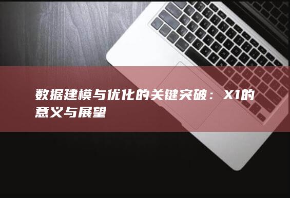 数据建模与优化的关键突破：X1的意义与展望