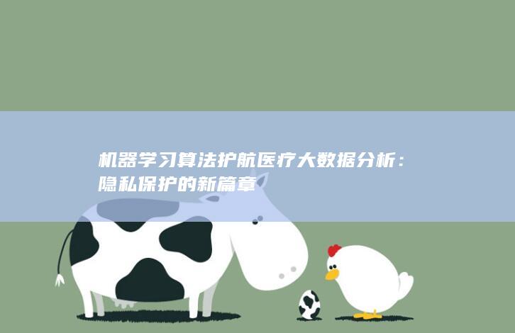 机器学习算法护航医疗大数据分析：隐私保护的新篇章