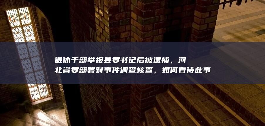 退休干部举报县委书记后被逮捕，河北省委部署对事件调查核查，如何看待此事？