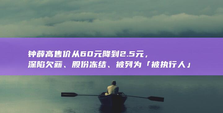 钟薛高售价从 60 元降到 2.5 元，深陷欠薪、股份冻结、被列为「被执行人」旋涡，如何看待此事？