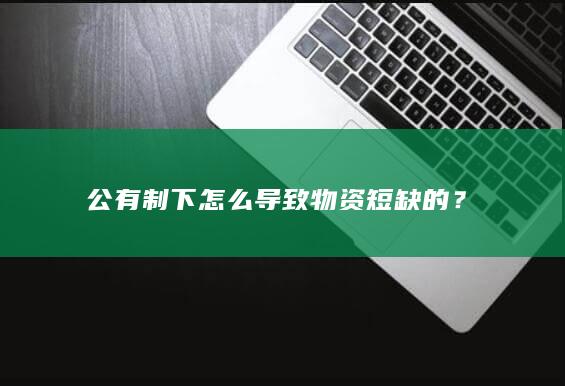 公有制下怎么导致物资短缺的？