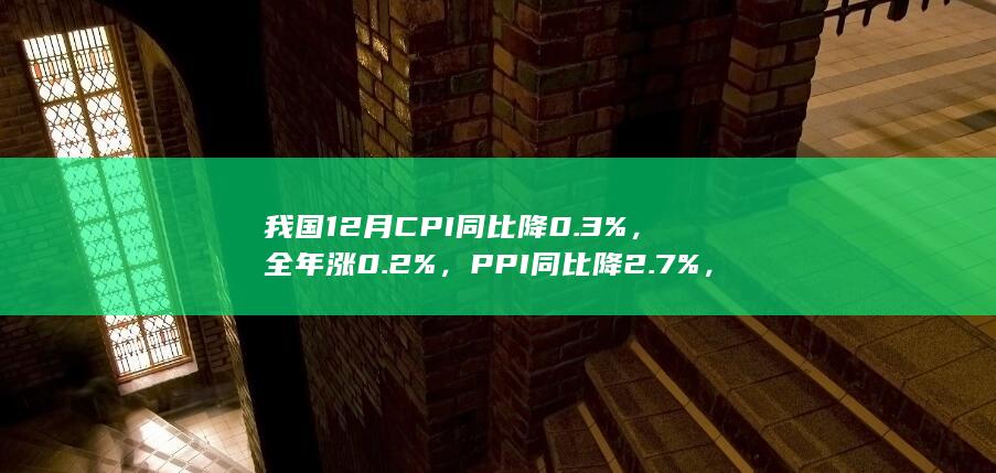 我国 12 月 CPI 同比降 0.3%，全年涨 0.2%，PPI 同比降 2.7%，如何解读？