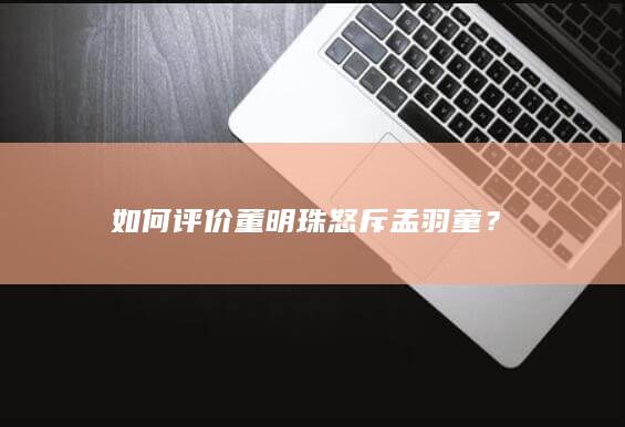 如何评价董明珠怒斥孟羽童？