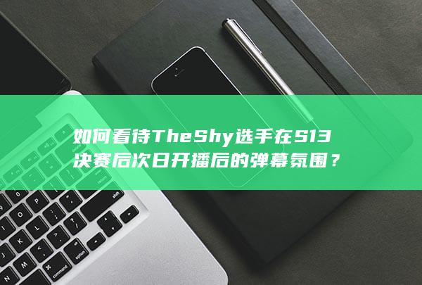 如何看待 TheShy 选手在 S13 决赛后次日开播后的弹幕氛围？