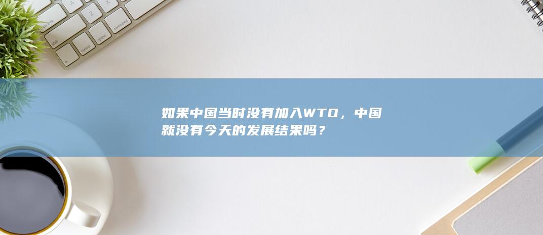 如果中国当时没有加入WTO，中国就没有今天的发展结果吗？