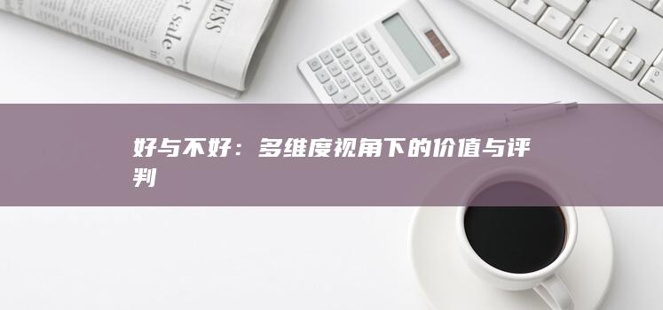 好与不好：多维度视角下的价值与评判